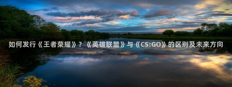 bbin视讯官网注册方法视频教程：如何发行《王者荣耀》？《英雄联盟》与《CS:GO》的区别及未来方向