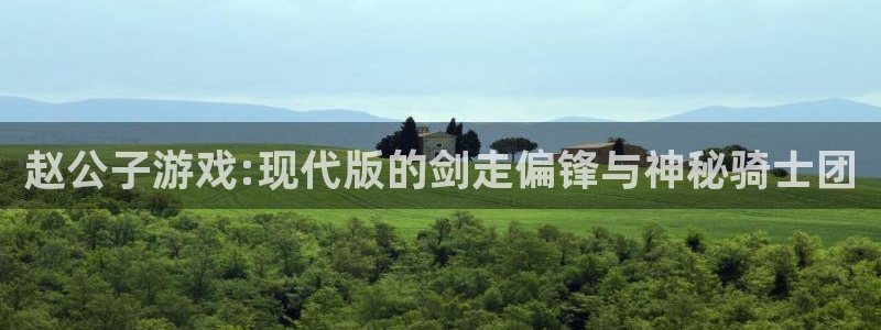 bbin视讯官网平台代理条件怎么样：赵公子游戏:现代版的剑走偏锋与神秘骑士团